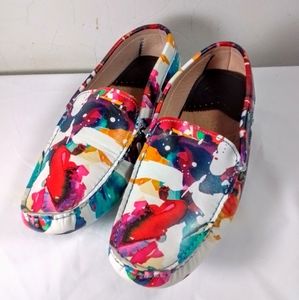 Robert Graham Pain Splattered Slip on Drivers